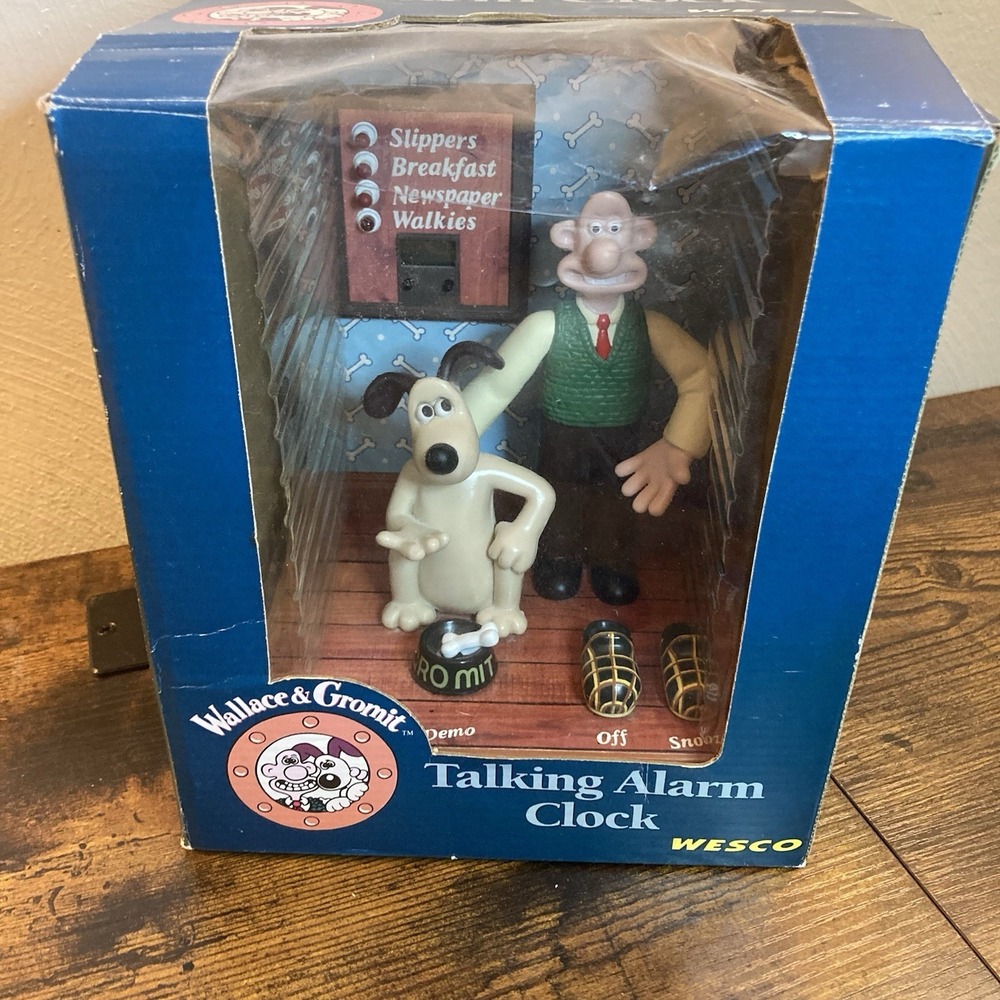 Wallace & Gromit Alarm Clock with Box - Clock Works, Sound Issues?